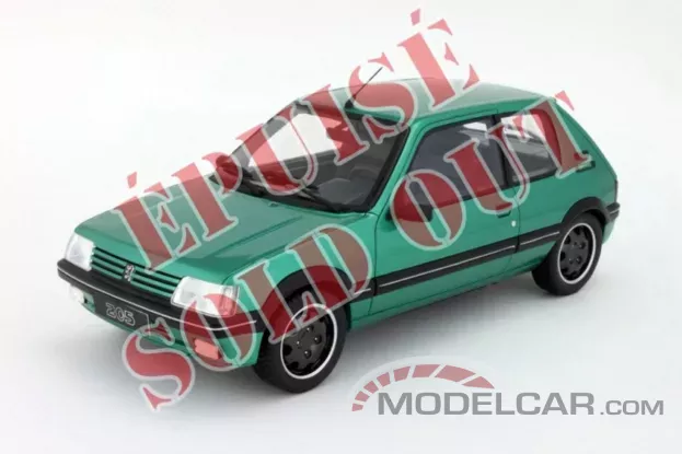 Ottomobile Peugeot 205 GTI 1.9L Griffe Vert Fluorite 1:18 OT029