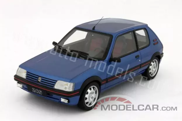 Ottomobile Peugeot 205 GTI ph2 1.9L Miami Blue 1:18 OT535