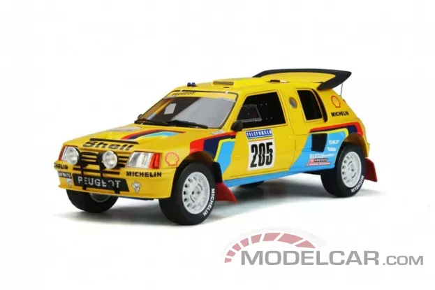 Ottomobile Peugeot 205 Grand Raid 1987 yellow 1:18 OT354
