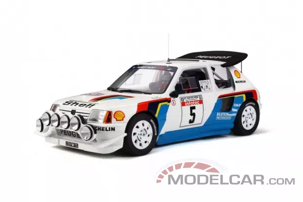 Ottomobile Peugeot 205 T16 EVO2 1986 5 Saby Tour de Corse 1:12 G021