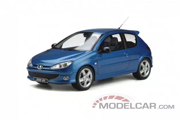 Ottomobile Peugeot 206 RC 2003 Recife Blue 1:18 OT917