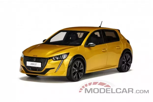 Ottomobile Peugeot 208 GT Jaune Faro 2020 1:18 OT930
