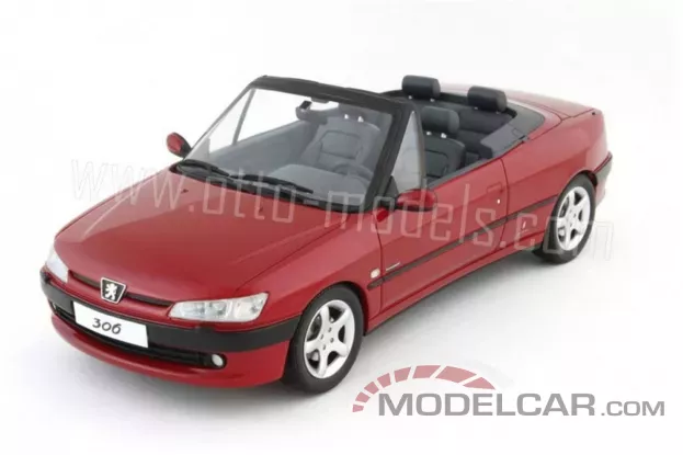 Ottomobile Peugeot 306 Cabriolet Lucifer Red 1:18 OT042