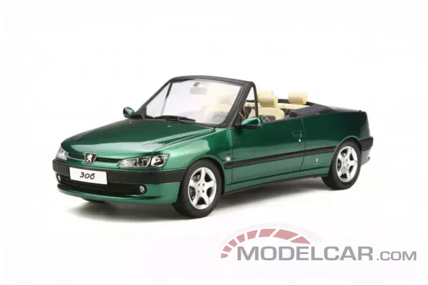 Ottomobile Peugeot 306 Cabriolet Roland Garros 1999 Vert Grand Chelem Metallic 1:18 OT583