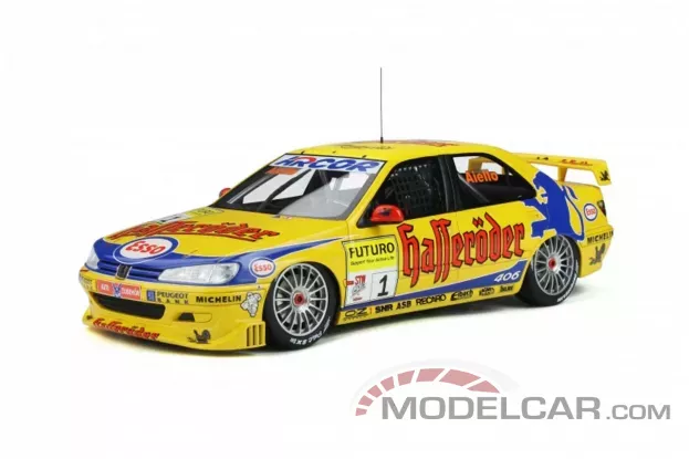 Ottomobile Peugeot 406 Super Tourenwagen Cup 1997 Jaune L.Aiello 1997 STW 1:18 OT324