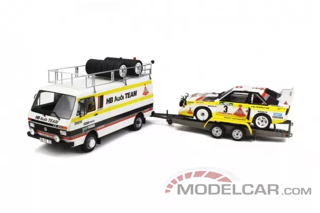 Ottomobile Rally Set Portugal Audi Team Rallye Portugal W. Roehrl Ch. Geistdorfer 1986 1:18 OT276
