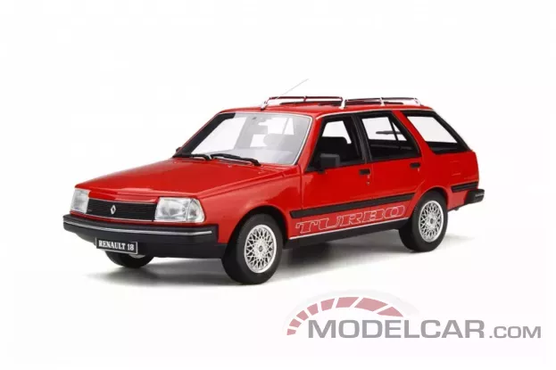 Ottomobile Renault 18 Turbo Break Red 705 1984 1:18 OT269