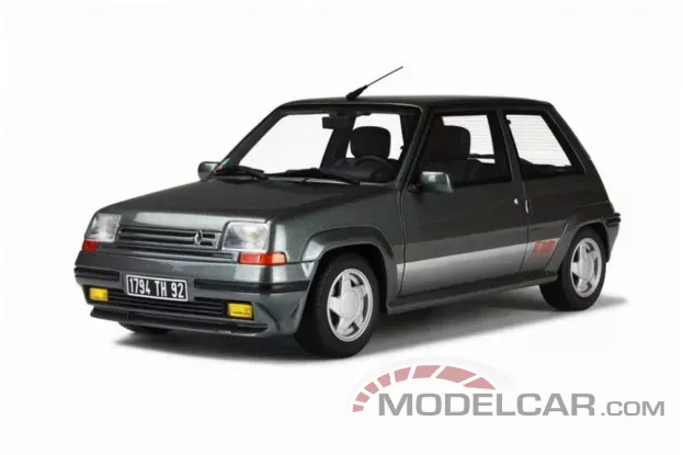 Ottomobile Renault 5 GT Turbo 1987 Gris Tungstene 1:18 OT608