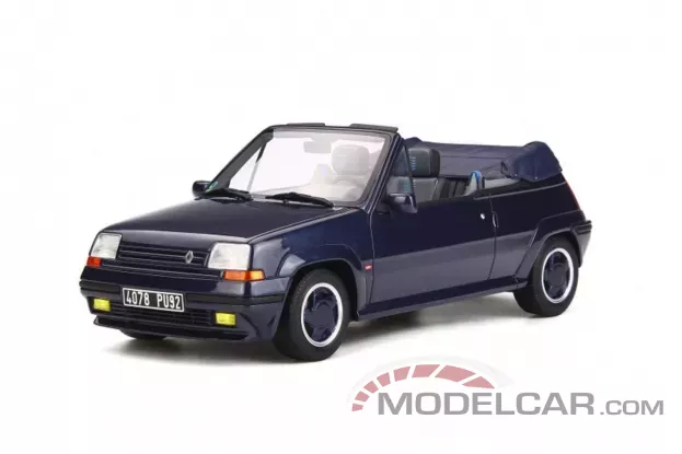 Ottomobile Renault 5 GT Turbo Cabriolet by EBS 1990 Bleu Sport Nacre 1:18 OT280