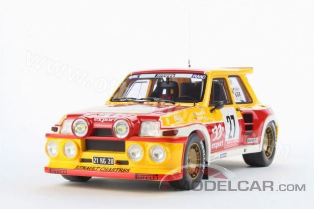 Ottomobile Renault 5 Maxi Turbo 33 Export Rallye Yellow Red OT603