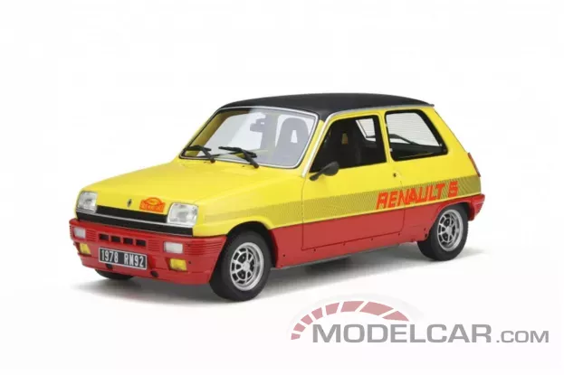 Ottomobile Renault 5 TS Monte Carlo 1978 Jaune Tournesol 1:18 OT891