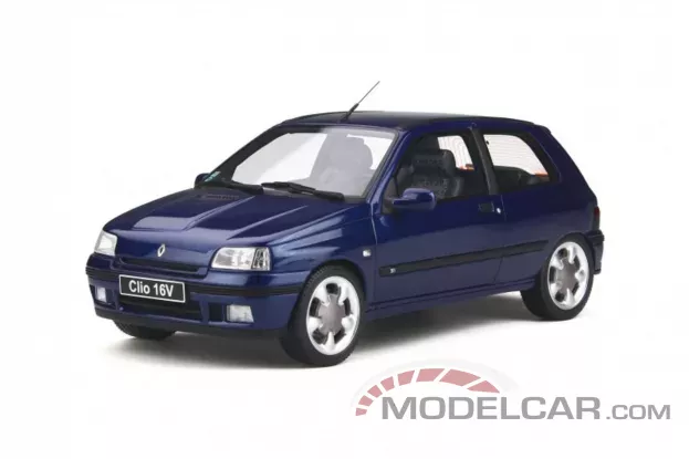 Ottomobile Renault Clio 1 16v Ph.2 1995 Monaco Blue 1:18 OT744