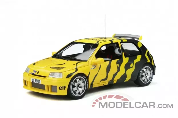 Ottomobile Renault Clio 1 Maxi Presentation 1995 Zebra black yellow 1:18 OT822