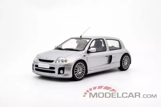 Ottomobile Renault Clio V6 Phase 1 2001 silver 1:18 OT1034