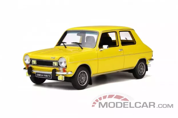 Ottomobile Simca 1100 Ti 1975 Yellow Maya 1:18 OT597