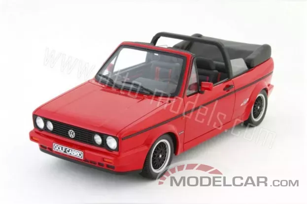 Ottomobile Volkswagen Golf 1 Cabriolet Sportline Red 1:18 OT052