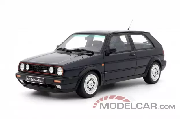 Ottomobile Volkswagen Golf 2 GTi Edition Blue 1991 Moonlight Blue 1:18 OT1030