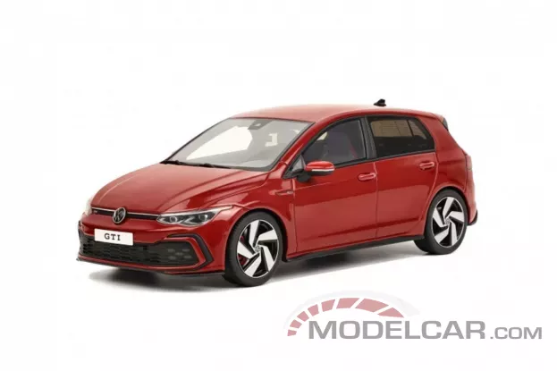Ottomobile Volkswagen Golf 8 GTI 2021 Kings Red Metallic 1:18 OT405