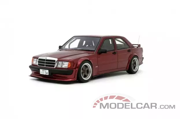 Ottomobile Welt Republik Mercedes Benz 190E 2.5-16 Almandine Red 512 2016 1:18 OT1083