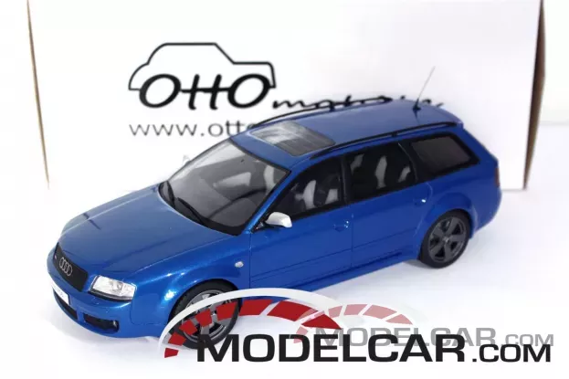 Ottomobile Audi RS6 Plus C5 2002 Avant blue 1:18 OT074