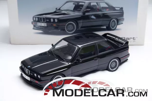 AUTOart BMW M3 sport evolution e30 1990 black 1:18 70562