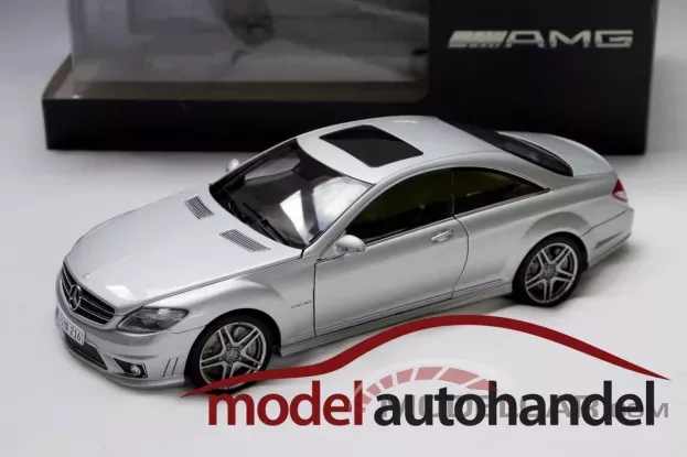 AutoArt Mercedes-Benz CL63 AMG C216 Iridium Silver Metallic dealer edition 1:18 B66962383