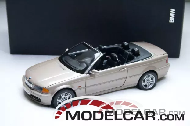 Kyosho BMW 328i cabrio e46 Sahara Biege dealer edition 1:18 80430009756
