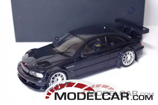 Minichamps BMW M3 GTR street e46 carbon black dealer edition 1:18 80430152552