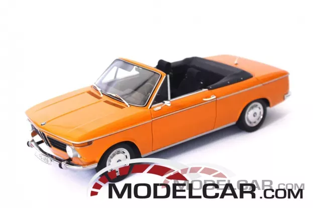 Minichamps BMW 2002 convertible orange 1:18 100021030
