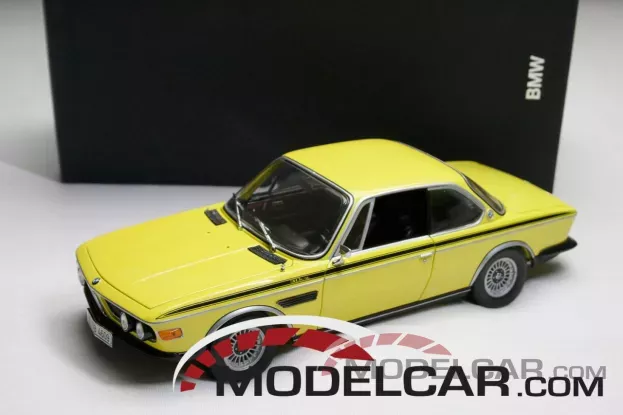 Minichamps BMW 3.0 CSI e9 Golf Yellow dealer edition 1:18 80430137980