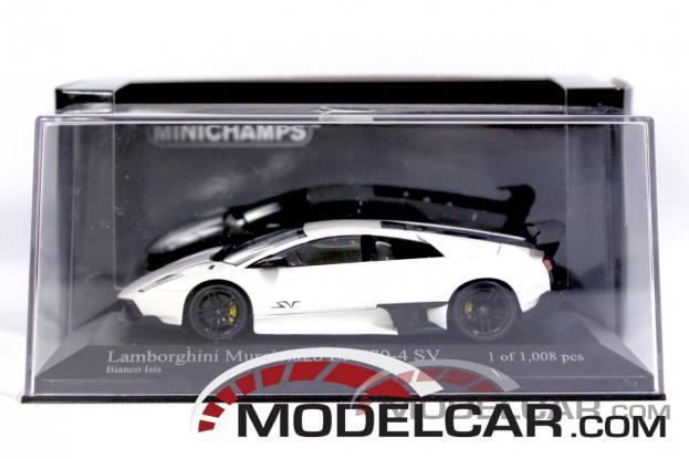 Minichamps Lamborghini Murcielago LP670-4 SV Blanc