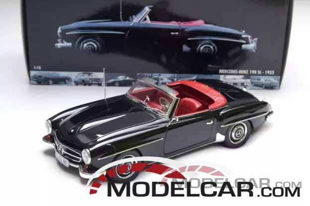 Minichamps Mercedes-Benz 190SL W121 BII black 1:18 100037030