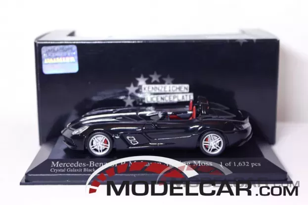Minichamps Mercedes-Benz SLR McLaren Stirling Moss black metallic 1:43 400038400