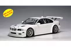AUTOart BMW M3 GTR e46 2005 24 hrs Nurburgring plain body version white 80553