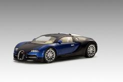 AUTOart Bugatti EB 16.4 Veyron Show Car Black Blue Metallic 50903