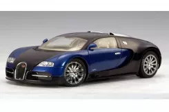 AUTOart Bugatti EB 16.4 Veyron Show Car Black Blue Metallic 70903