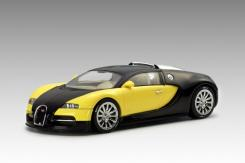 AUTOart Bugatti EB 16.4 Veyron Show Car Black Yellow 50904