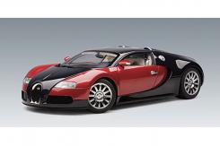 AUTOart Bugatti Veyron 16.4 Production Car Black Red 70906