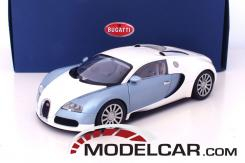 AUTOart Bugatti Veyron 16.4 Production Car Pearl Ice Blue 70908