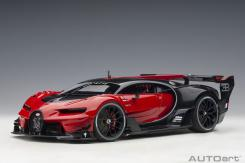 AUTOart Bugatti Vision GT Italian Red Black Carbon 70988