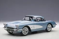 AUTOart Chevrolet Corvette C1 1958 Silver Blue 71146