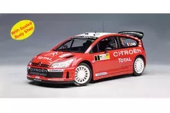 AUTOart Citroen C4 WRX 2007 Loeb Elena 1 Winner Of Rally Deutschland 80739