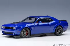 AUTOart Dodge Challenger R T Scat Pack Shaker Widebody 2022 Indigo Blue 71772