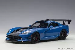 AUTOart Dodge Viper ACR VX 2017 Competition Blue with Black Stripes 71734