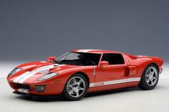 AUTOart Ford GT 2004 Red with White Stripe 73021