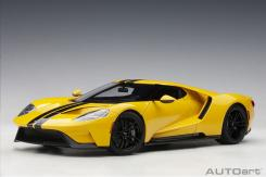 AUTOart Ford GT 2017 Triple Yellow with Black Stripes 72944