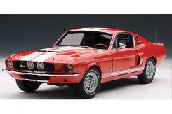 AUTOart Ford Mustang 1 Shelby GT500 1967 Red with White Stripes 72906