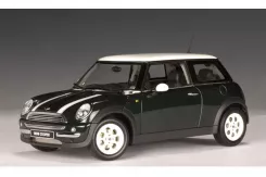 AUTOart MINI Cooper Special Edition with White Stripes On Bonnet R50 2001 Racing Green 74828