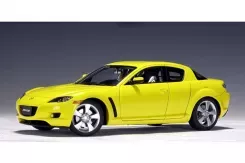 AUTOart Mazda RX-8 2003 LHD Lighting Yellow 75921