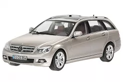 AUTOart Mercedes-Benz C-Class Estate Avantgarde S204 Cubanite Silver dealer edition B66962354